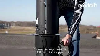 How to install Exodraft Woodstove filter (ESP10)