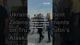 Zelenskyy Criticizes Trump-Putin Alaska Summit Outcome #news #shorts