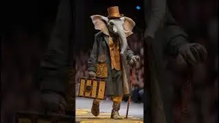 Luxury elephant ￼#elephant #elephantvideo #luxurylifestyle #runway #elephantvideo  #animation #ai
