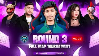 FLPC 🏆 FULL MAP TOURNAMENT 🔥 ROUND-3 GROUP-1 DAY-1 || NXT, FL, KK, IQ, SL, VXT, GG  #nonstopgaming