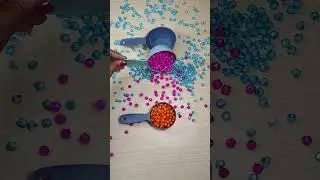 Небесно-голубой и розовый #каменныебусины #сделайсам #удовольствие #Бангладеш #поделкисвоимирукам...