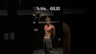 Insane Body Transformation In 1 Year. #weightloss #looksmax #fatloss