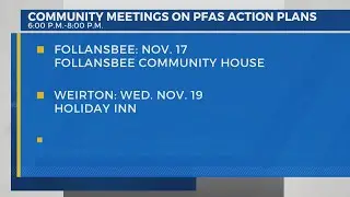 Local community meetings to discuss water contamination