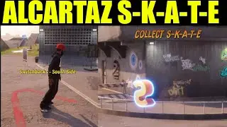 Tony Hawk Pro Skater 4 - How to Collect S-K-A-T-E Alcatraz Park Goals