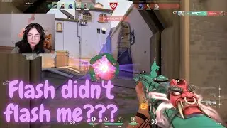 Kyedae experienced anti-flash bug | Valorant
