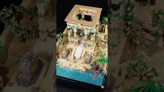 The KIOSK OF PHILAE in this stunning 360&deg; view ✨ #lego #legomoc #legocity #legoaddict #egypt #legos