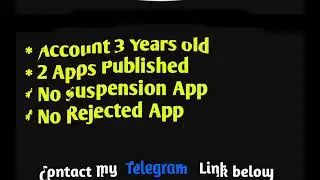 Purchase Old Verified Google Play Console Accounts