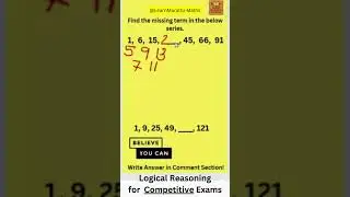Missing Number Logical Reasoning Short Tricks in hindi | RRB, SSC, SSGD, NSO #reasoning