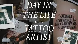 day in the life, tattoo artist edition | vlog, grwm