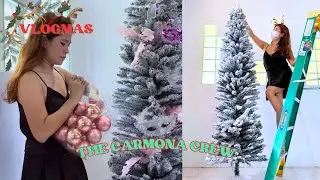 Vlogmas: Unfiltered & Gulo 🎄 Минималистичная рождественская ёлка | Украшаем розовую ёлку вместе с...