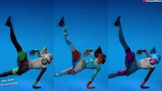 Fortnite Breakin' Emote With Grisabelle Bizzabelle Girl Skins Thicc Up Skirt Glitch 🍑😘😜😍 Who Won ?