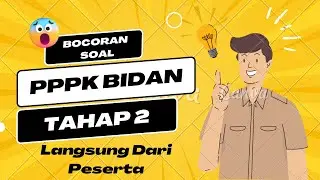 BOCORAN SOAL PPPK BIDAN TAHAP 2