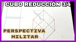 MILITAR - cubo🧊 en PERSPECTIVA militar, Cz 3/4