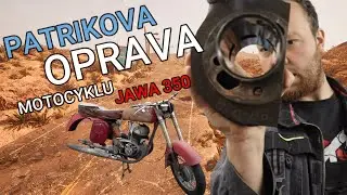 Doposud nezveřejněné záběry - Patrikova oprava Jawy 350