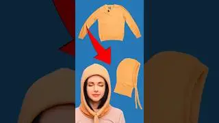 Transform old sweater into a style hat/Balaclava! Miarti 🧵✂️