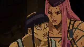 Guccio appears and Anasui's trap