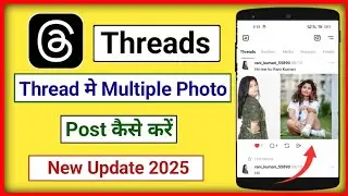 How to post multiple photos in a threads account