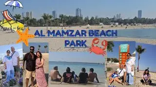 || Al Mamzar Beach Park Picnic Vlog🌊 || Sun, Sand & Sea☀️🌴|| अल ममज़र बीच व्लॉग ||