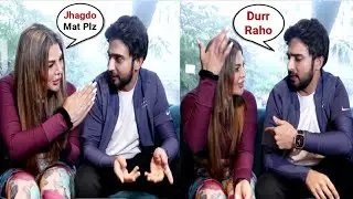 Rakhi Sawant BIG FIGHT With New Husband Adil Khan Durrani During LIVE Interview WIth Media!!