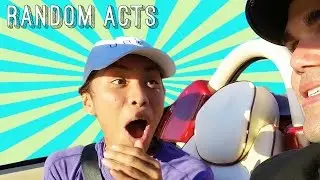 Positive Pranks! Surprising Uber Riders with a Ferrari  - Random Acts