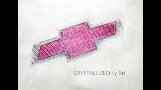 Swarovski Crystal Pink Chevy Emblem Chevrolet Crystallized Bling by CRYSTALL!ZED by Bri