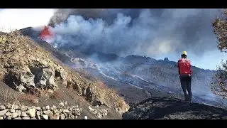 Tfplus (Twitch) Charlando con Ruben L&oacute;pez talaverano vulcan&oacute;logo del IGN desde La Palma. 17.11.2021