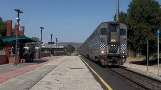 (774) Amtrak 6901 flies by Northridge station!