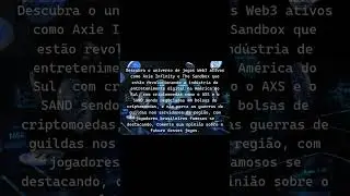 Descubra o universo de jogos Web3 ativos