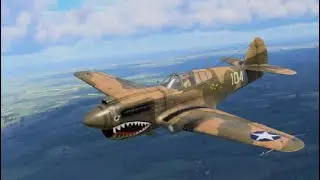 P40 E-1 Kittyhawk - Some Dogfights and Shenanigans - Warthunder SB