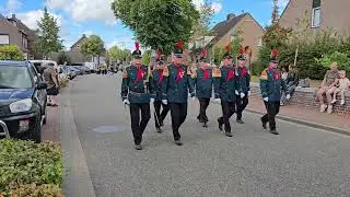 Terugkomst optocht Bondschuttersfeest te Posterholt, wij hadden optochtnummer 5. 31 augustus 2025
