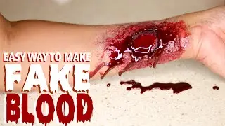 DIY QUICK EASY FAKE BLOOD (3 INGREDIENTS)