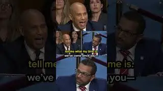 Sen. Booker and FBI Director break into SHOUTING MATCH