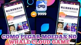 VEJA COMO PEGAR MOEDAS FACIL NO WHALE CLOUD GAMES !
