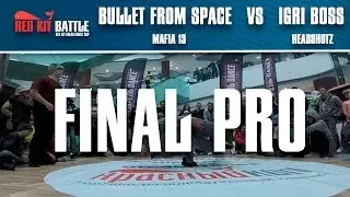 Финал на Red Kit Break dance  battle  Bullet from space vs Igri Boss Headshotz