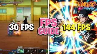 HIGHER FPS GUIDE 🔥| Naruto Online 🍥