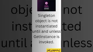 What is Lazy Initialization in Singleton?
