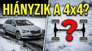 Rendes T&eacute;l - Hi&aacute;nyzik a 4x4 hajt&aacute;s? - T&eacute;li Vezet&eacute;s - Tapasztalatok - Skoda Superb Combi 2.0 TDI