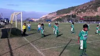 Interbarrial de F&uacute;tboo, partido entre Cristo te Ama y Propani en la categor&iacute;a sub-8
