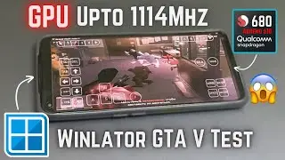 Winlator PC Emulator - GTA V Android Test - Adreno 610 Test!
