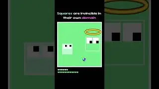 Squares are invincible in their domain #square #simulation #coding #battle #color #1v1