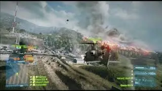 Battlefield 3 Ps3 - WTF moments #20 (Transport Helicopter Squad Fails)