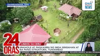 Sinkhole found in quake-hit Daanbantayan | 24 Oras