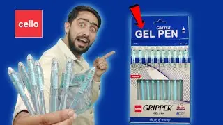 Cello Gripper Gel Pen | Best Pen Under 10 Rupees | Water Proof Gel Pen | Best Gel Pen | Cello Pen