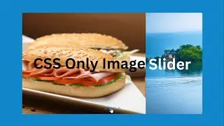 NO JS || How To Create An Image Slider In HTML & CSS || @iqraCS