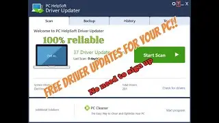 Updating All Drivers On Your Computer. Easy And Free.