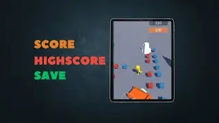 Score system in unity with high score and saving score data