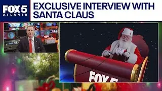 Santa talks to Atlanta meteorologist | FOX 5 News