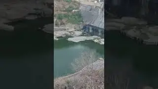 Sri Sailam Dam on Krishna River, Andhra Pradesh. Majestic View.