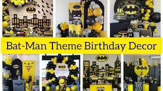 Most Demanding Batman Theme Birthday Decoration Ideas🦇 | Trending Party Decor 2025🔥
