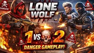 1v2 Lone Wolf God Level Gameplay 😱 | No Mercy👿👿